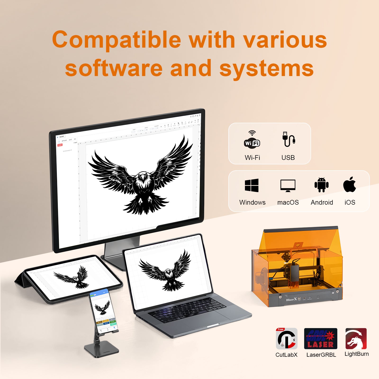 BlazeX M3 Pro Laser Engraver and Cutter