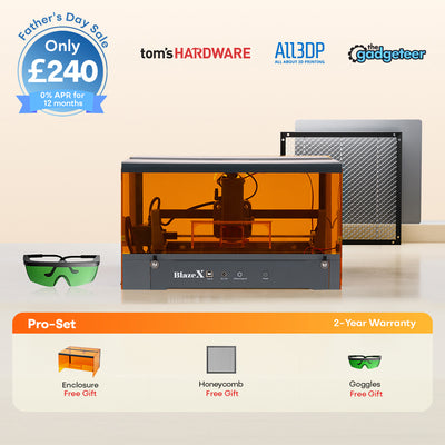 BlazeX M3 Pro Laser Engraver & Cutter - 10W