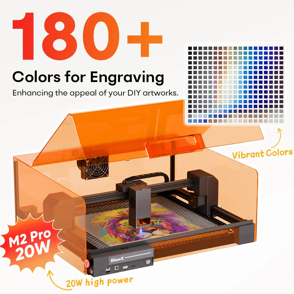 BlazeX M2 Pro Laser Engraver and Cutter