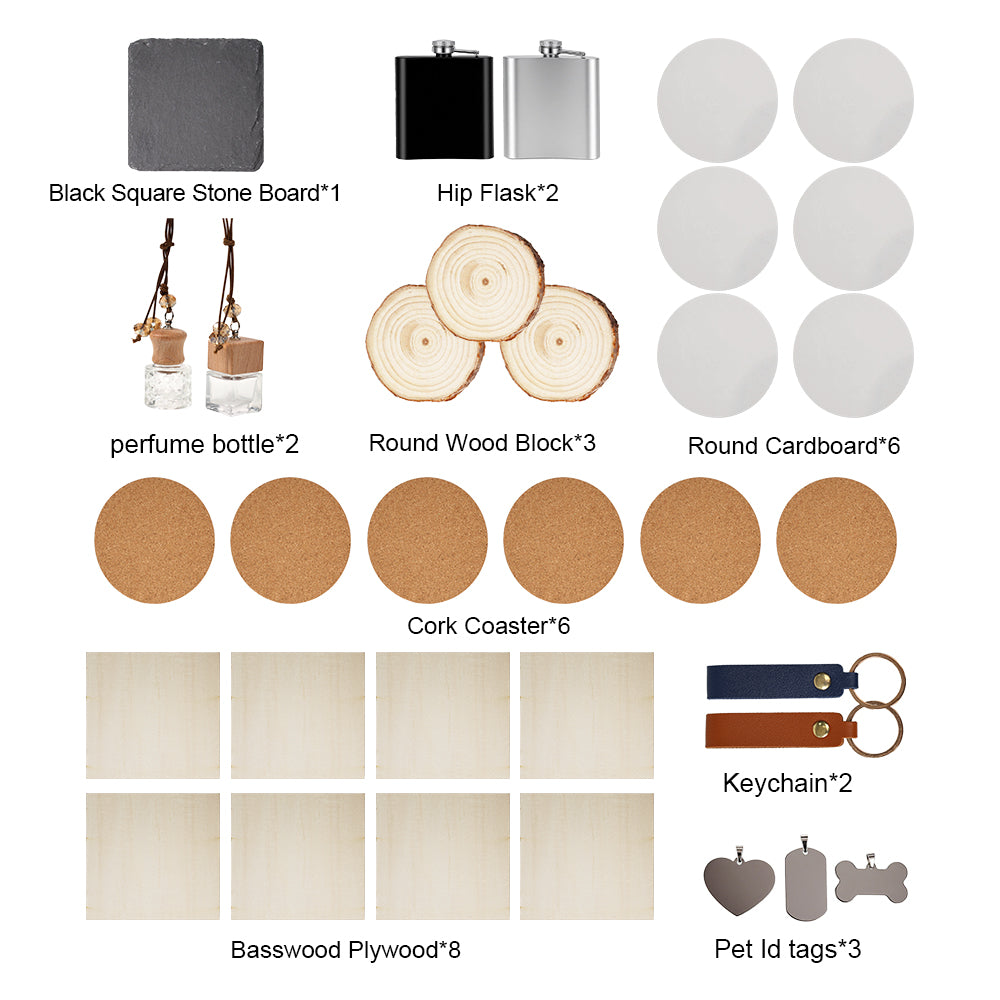 33 PCS DIY Engraving Material