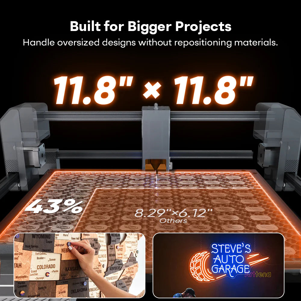 BlazeX M2 Pro Laser Engraver and Cutter