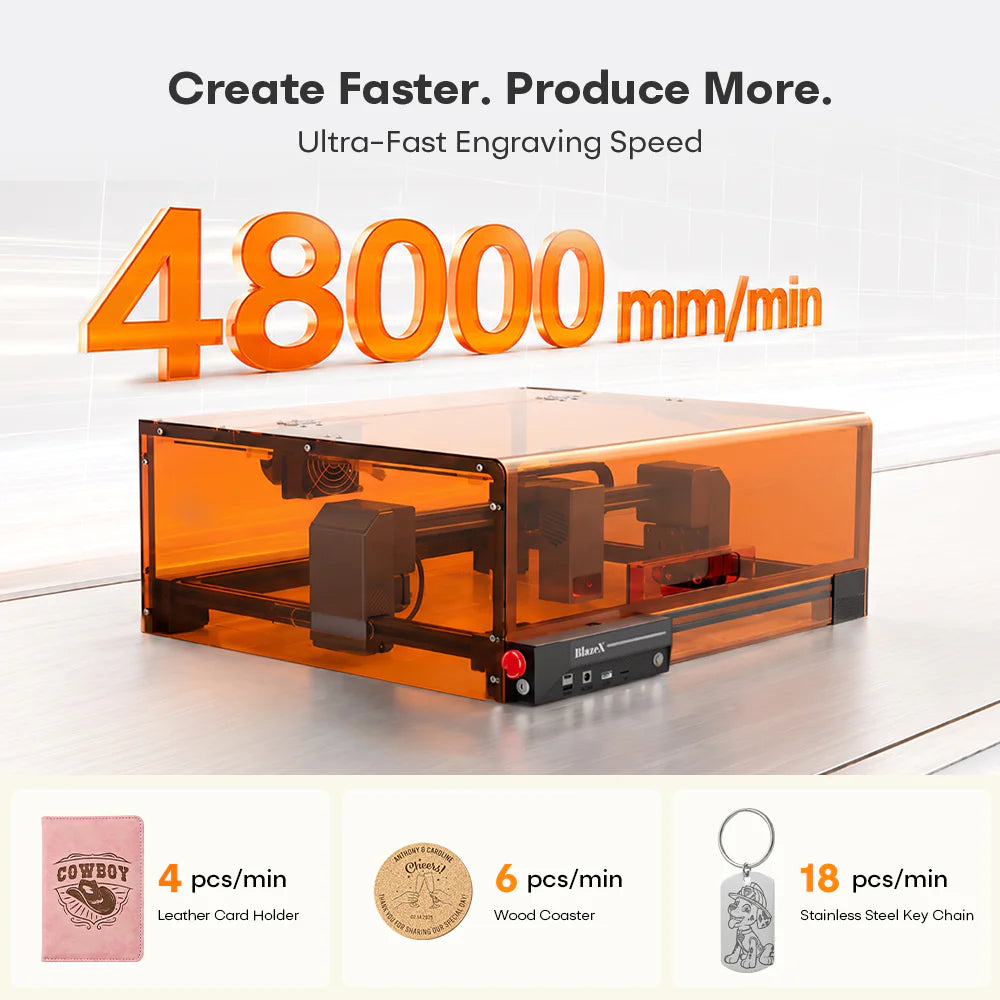 BlazeX M2 Pro Laser Engraver and Cutter