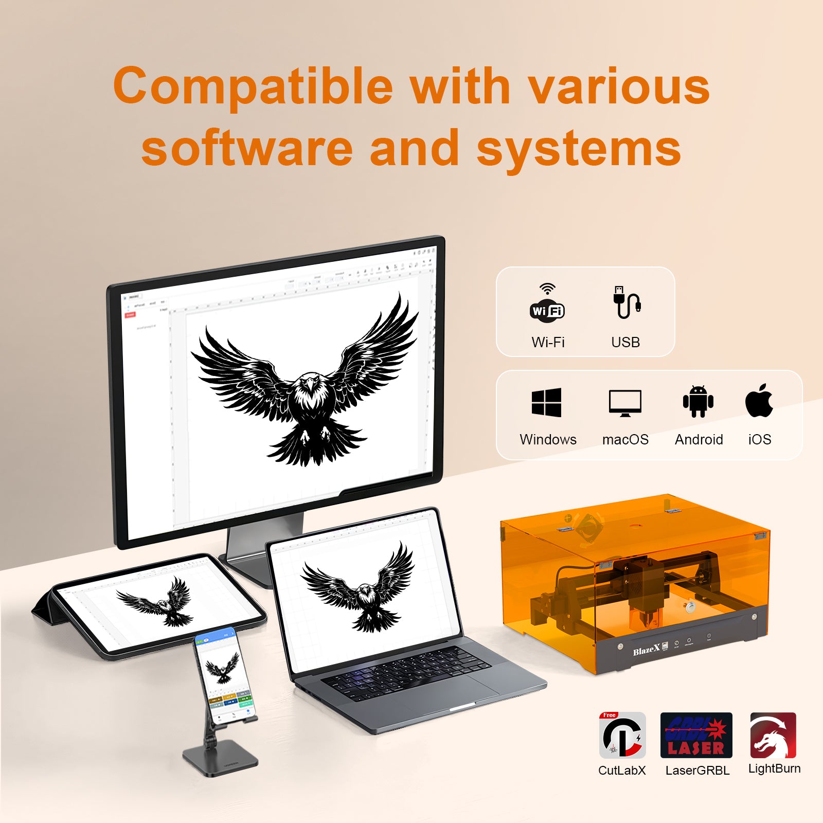 BlazeX M3 Pro Laser Engraver & Cutter