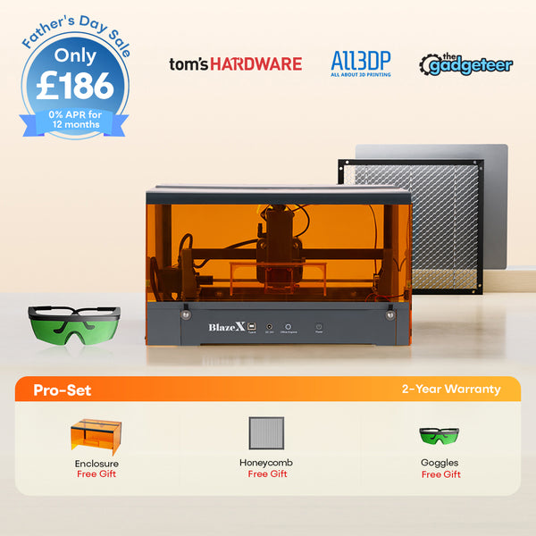 BlazeX M3 Pro Laser Engraver & Cutter - 5W