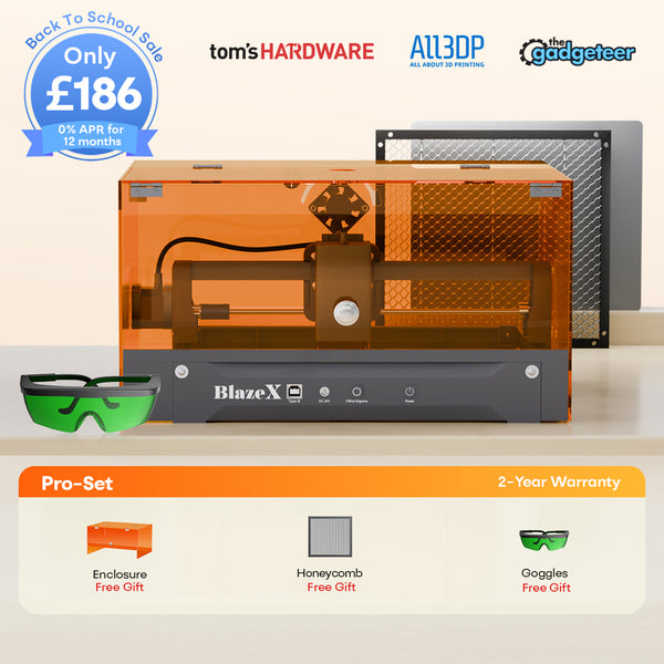BlazeX M3 Pro Laser Engraver & Cutter