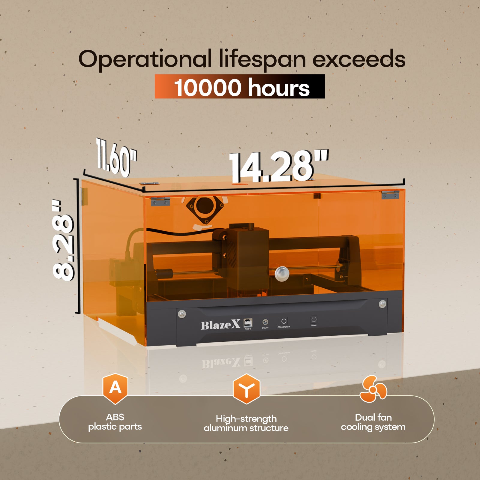BlazeX M3 Pro Laser Engraver & Cutter