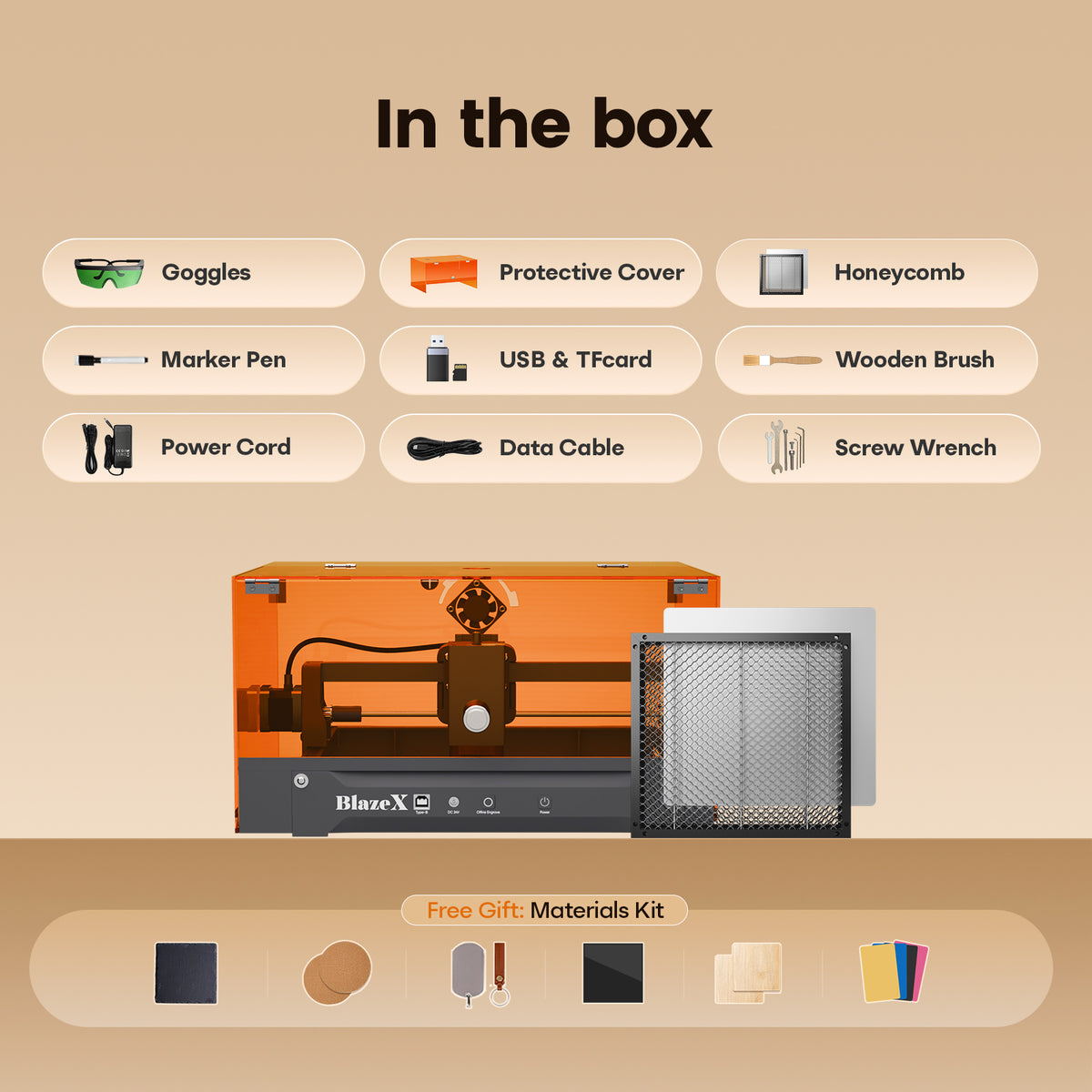 BlazeX M3 Pro Laser Engraver & Cutter