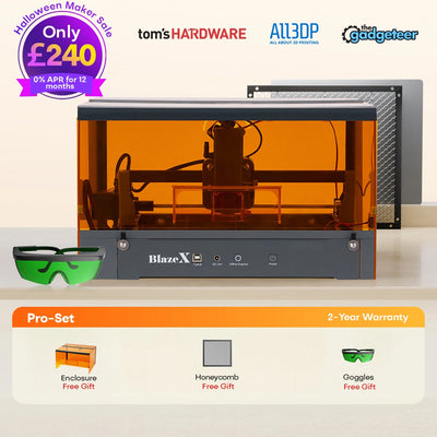 BlazeX M3 Pro Laser Engraver & Cutter - 10W