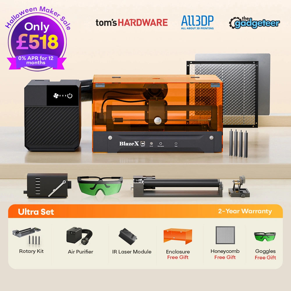 BlazeX M3 Pro Laser Engraver & Cutter