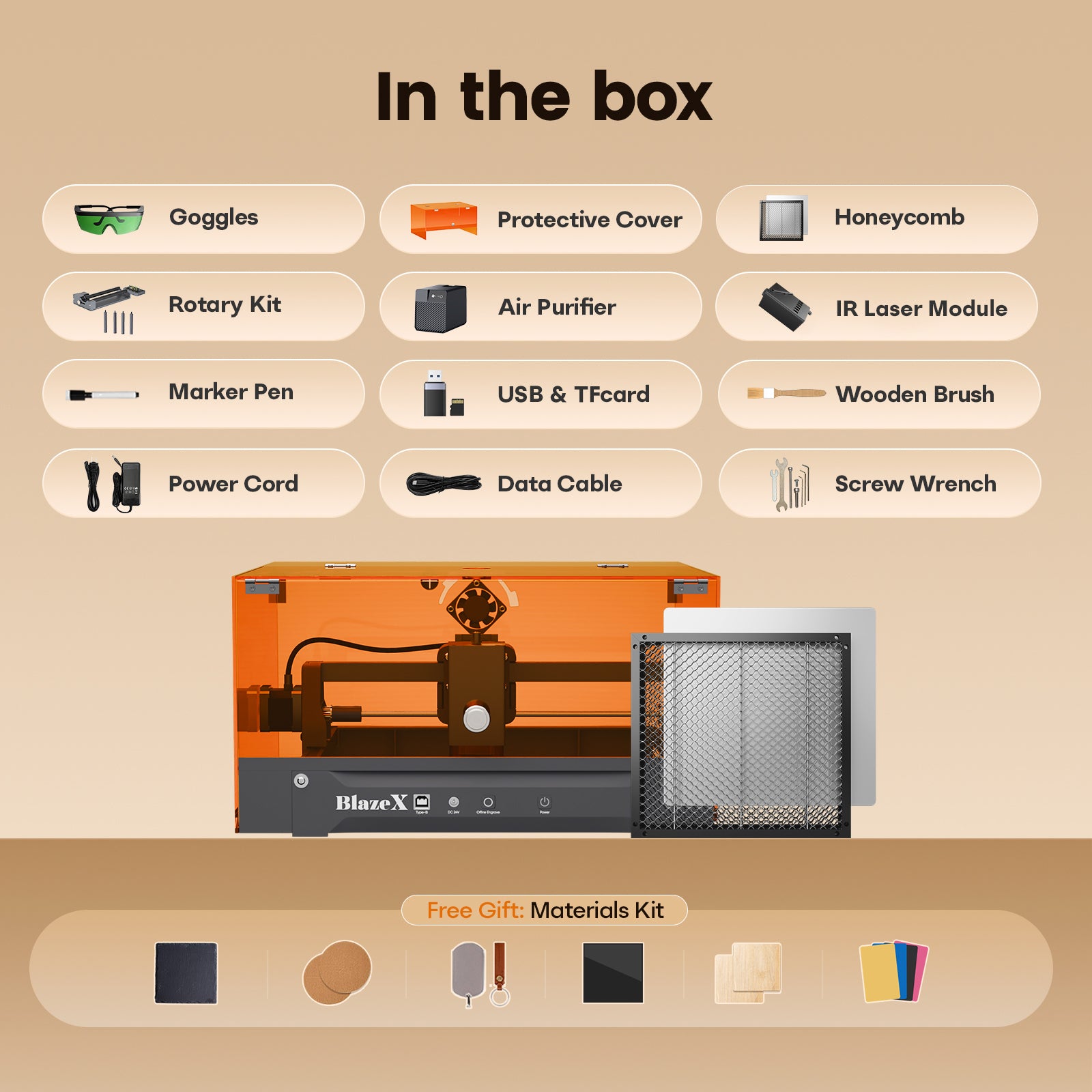 BlazeX M3 Pro Laser Engraver & Cutter