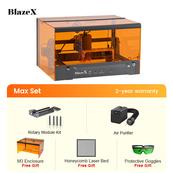 BlazeX M3 Pro Laser Engraver and Cutter