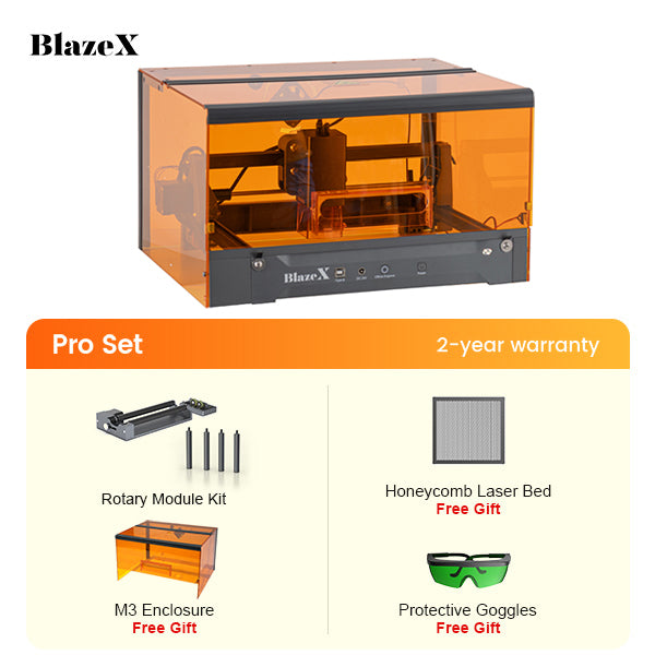 BlazeX M3 Pro Laser Engraver and Cutter