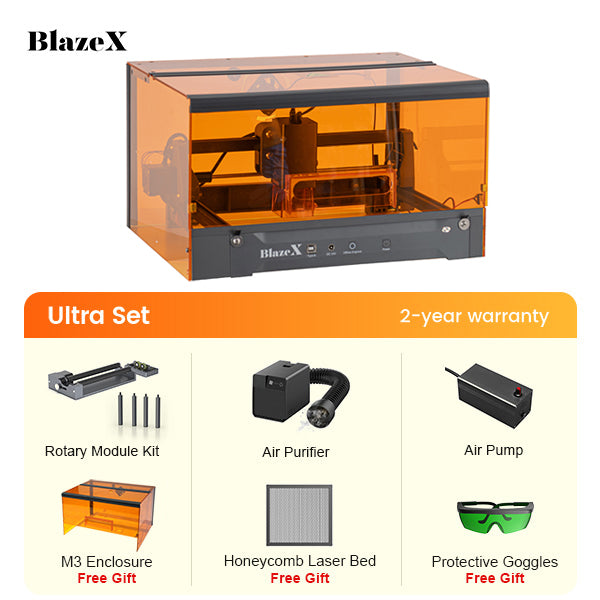 BlazeX M3 Pro Laser Engraver and Cutter