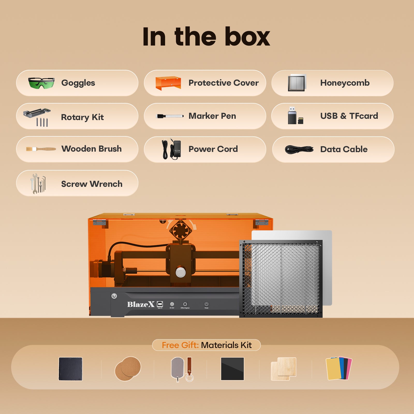 BlazeX M3 Pro Laser Engraver & Cutter